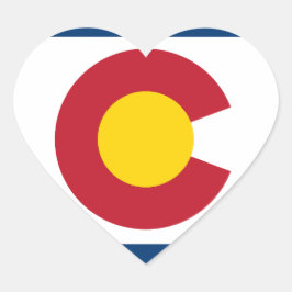 Adesivo Coração Feliz Dia do Colorado!