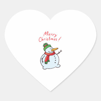 Adesivo Coração feliz natal