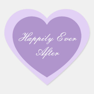 Adesivo Coração Feliz Nunca Depois do Sticker