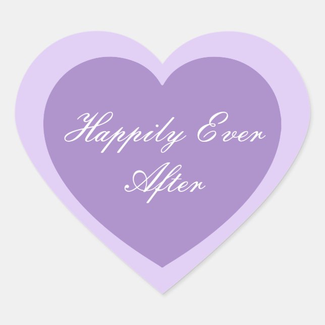 Adesivo Coração Feliz Nunca Depois do Sticker (Frente)