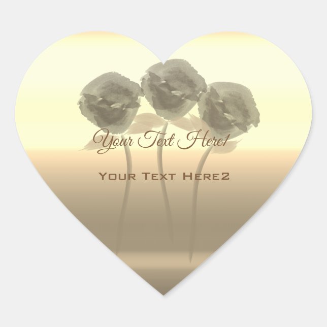 Adesivo Coração Feriado Personalizado - Vibe (Frente)