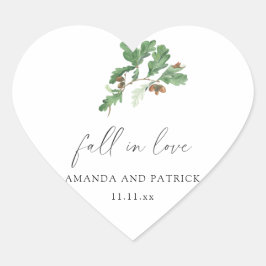 Adesivo Coração Festa de casamento da Bolsa