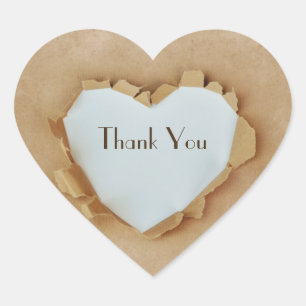 Adesivo Coração Festa de casamento rústica do coração do saco d