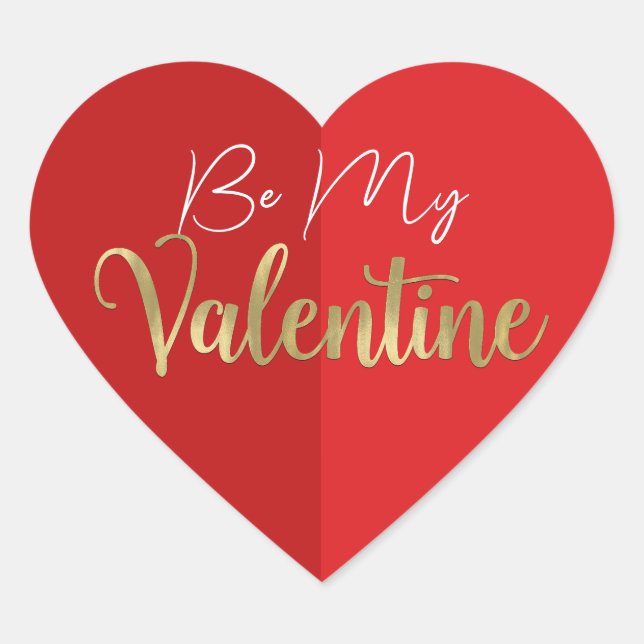 Adesivo Coração Festa do Dia dos Namorados Coração Vermelho (Frente)