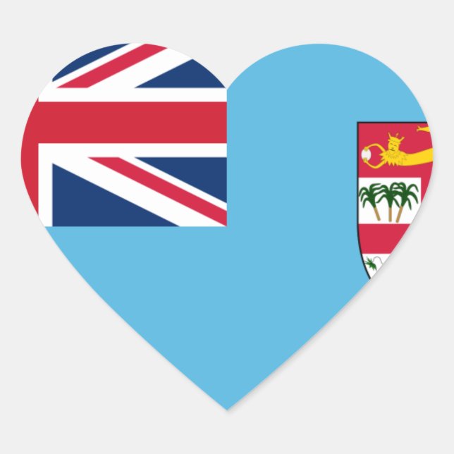 Adesivo Coração fiji (Frente)