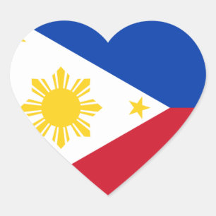 Adesivo Coração filipinas