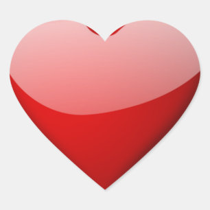 Adesivo Coração Flutuação