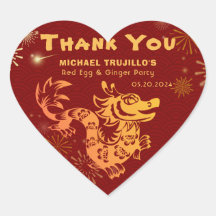 Fogos Personalizáveis de Dragão Dourado Vermelho O