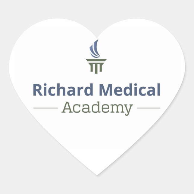 Adesivo Coração Folha de autocolantes de 20 RMA (Frente)