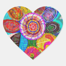 Adesivo Coração Força de Vida da SUN na Terra