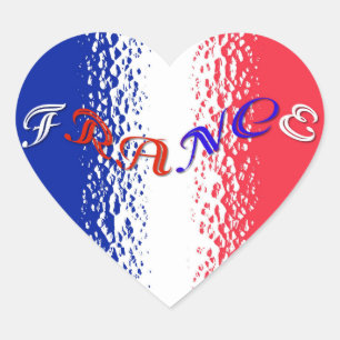 Adesivo Coração França