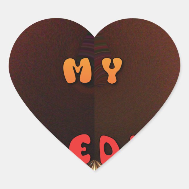 Adesivo Coração Fresco meu Freddy Art Impressão (Frente)