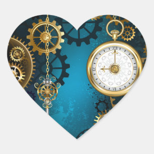 Adesivo Coração Fundo de taruga com guelras