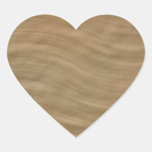 Adesivo Coração Fundo do Olhar Natural do Tan Sandstone