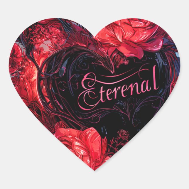 Adesivo Coração Funny Valentine's Day Sticker Pack – Cute Gift  (Frente)