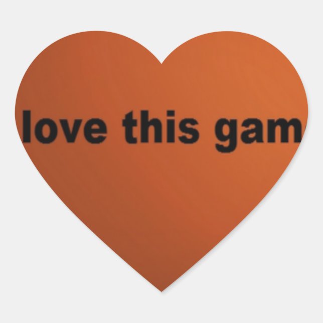 Adesivo Coração Futebol americano (Frente)