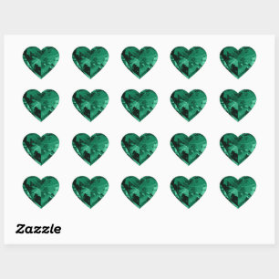 Adesivo Coração Gemstone Crystal Shiny Heart Sticker