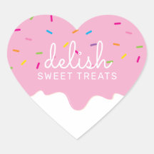 GLACÉ DE FESTA DRIPS fofinhos borrifos cor-de-rosa