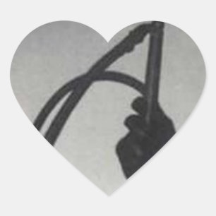 ADESIVO CORAÇÃO GLOVE PRETA E WHIP