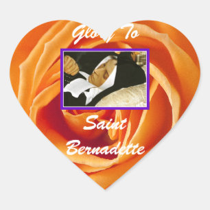 Adesivo Coração Gory para o Santo Bernadette