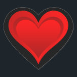 Adesivo Coração Gradações VERMELHO AMOR CORAÇÃO   texto e ideias<br><div class="desc">Corações bonito Compostos por EDDA Fröhlich / EDDArt | Sentimento feliz por presentes apaixonados | para mais produtos e Designs,  contacte-me: contact@eddart.de ou veja aqui: www.zazzle.com/prettypatternarts* e aqui: www.zazzle.com/eddartshop* e aqui: www.zazzle.de/eddartiful*</div>