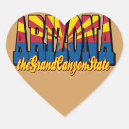 Adesivo Coração Grand Canyon State