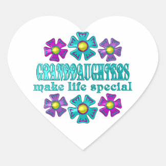 ADESIVO CORAÇÃO GRANDDAUGHTERS MAKE LIFE SPECIAL