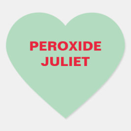 Adesivo Coração Green Candy Heart