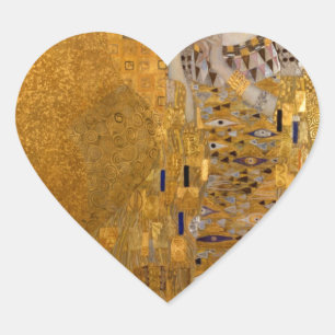 Adesivo Coração Gustav Klimt - Adele Bloch-Bauer I.