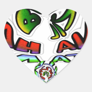 Adesivo Coração Hakuna Matata Brasil Presente