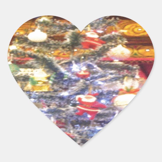 Adesivo Coração Hakuna Matata Feliz Natal e Feliz ano novo.p (Frente)