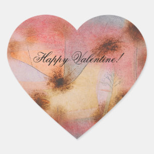 Adesivo Coração Hardy Plant, Paul Klee