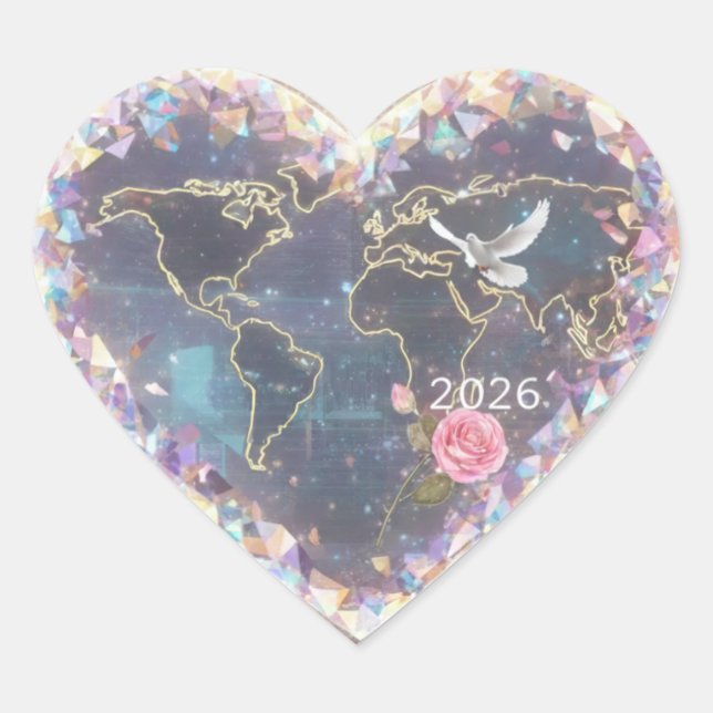 ADESIVO CORAÇÃO HEART (Frente)