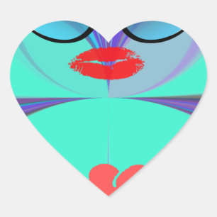 Adesivo Coração Heart Selfie