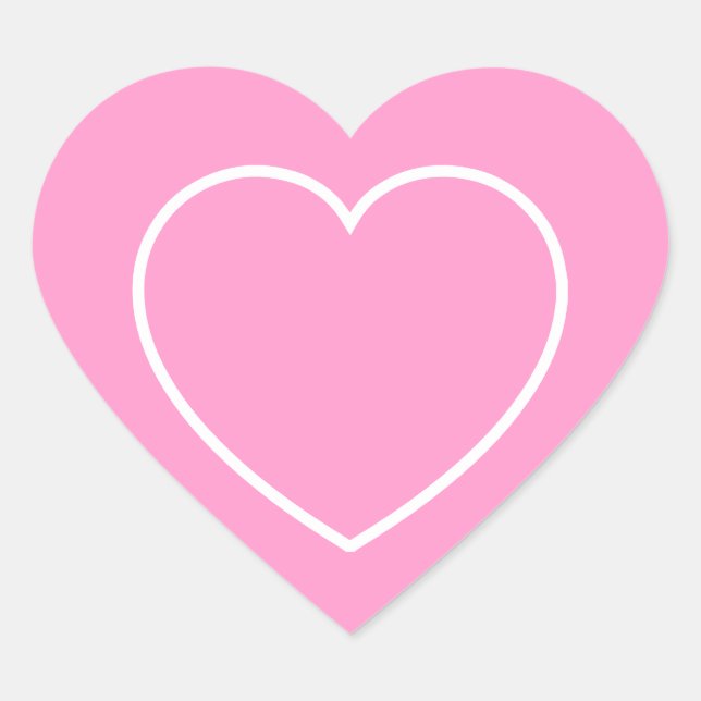 Adesivo Coração Heart Stickers (Frente)