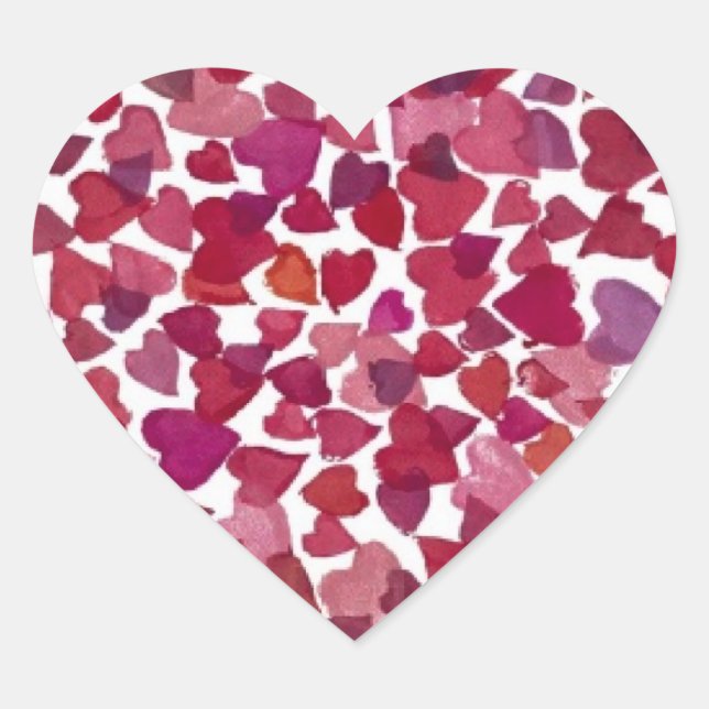 Adesivo Coração Hearts Galore - Sticker (Frente)