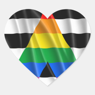 ADESIVO CORAÇÃO HETERO ALLY FLAG