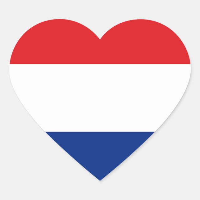 Adesivo Coração Holland Love (Frente)