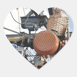 Adesivo Coração Hora do inverno