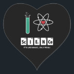 Adesivo Coração I Love Science - Sticker<br><div class="desc">A única constante no mundo não é mudança — é ciência. Subjacente a todas as questões que enfrentamos, desde as alterações climáticas à independência energética, à fome e às doenças, encontraremos as soluções na ciência. Mostre seu apoio aos princípios científicos com este design colorido. Ciência — é como mágica, exceto...</div>