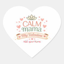 Ímã Melhor Mãe Calma Mamãe Corações de Valentin