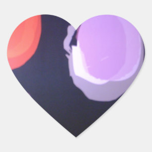 Adesivo Coração Impressão de Bolinhas de de  de Padrão Moderno Col