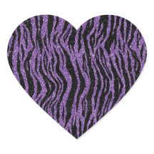Impressão de Zebra Negra Roxa