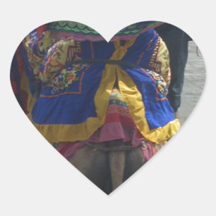 Adesivo Coração Impressão/Gráfico Whimsical Camel Art