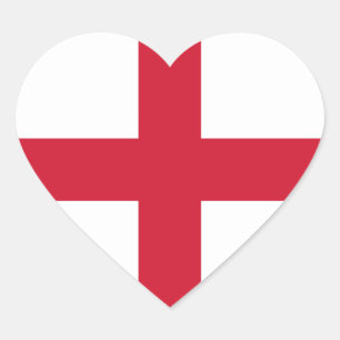 Adesivo Coração Inglaterra
