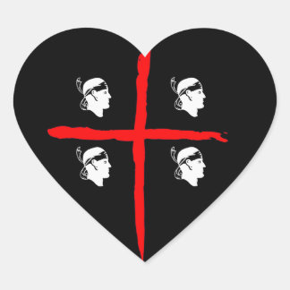 Adesivo Coração IV - Sardegna 4 Mori Black