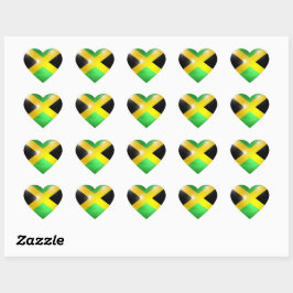 Adesivo Coração Jamaica Sticker