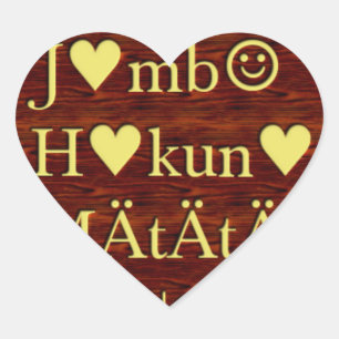 Adesivo Coração jambo Hakuna Matata day Gifts.png