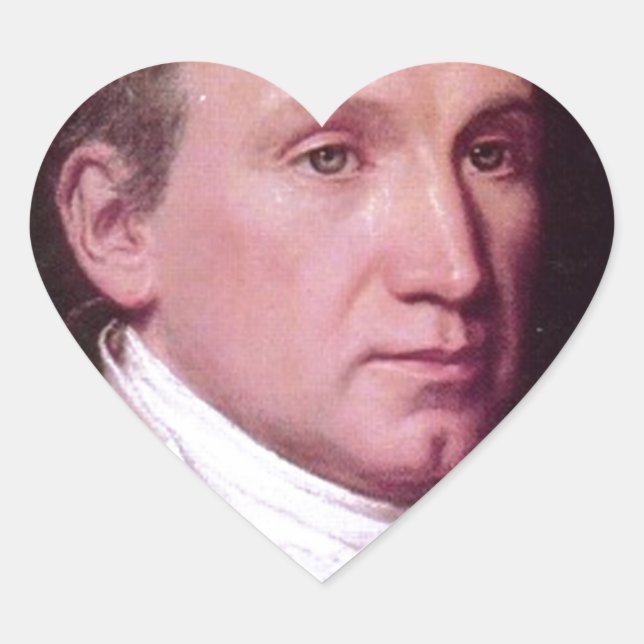 Adesivo Coração James Monroe (Frente)