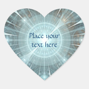 Adesivo Coração Janela espiritual